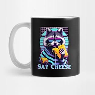 Say Cheese Raccoon Mug